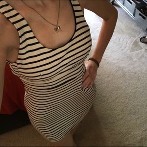 Perfect Dress Striped Dress With Statement Back